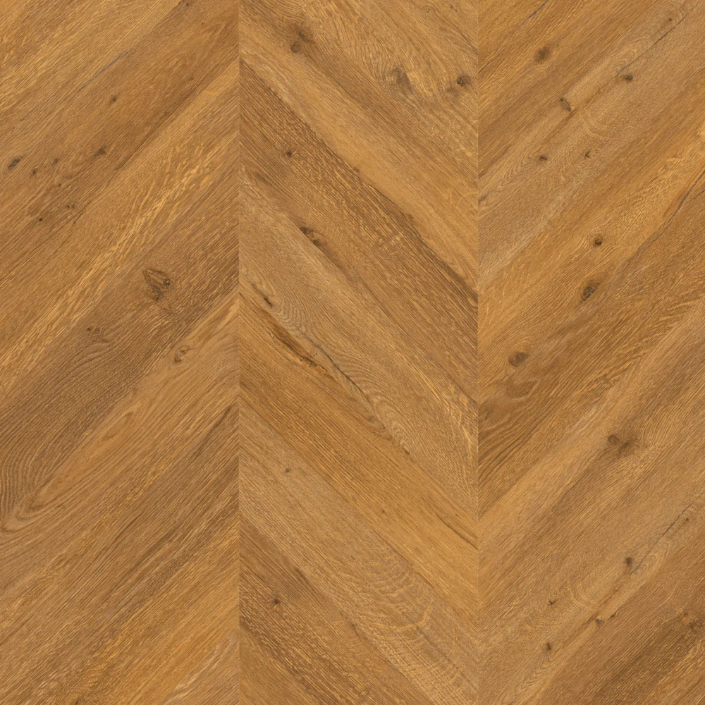 Oscar, Rustic - rustikální, kartáčovaná synchronní textura, podlaha vinylová rigidní Floorify CHEVRON