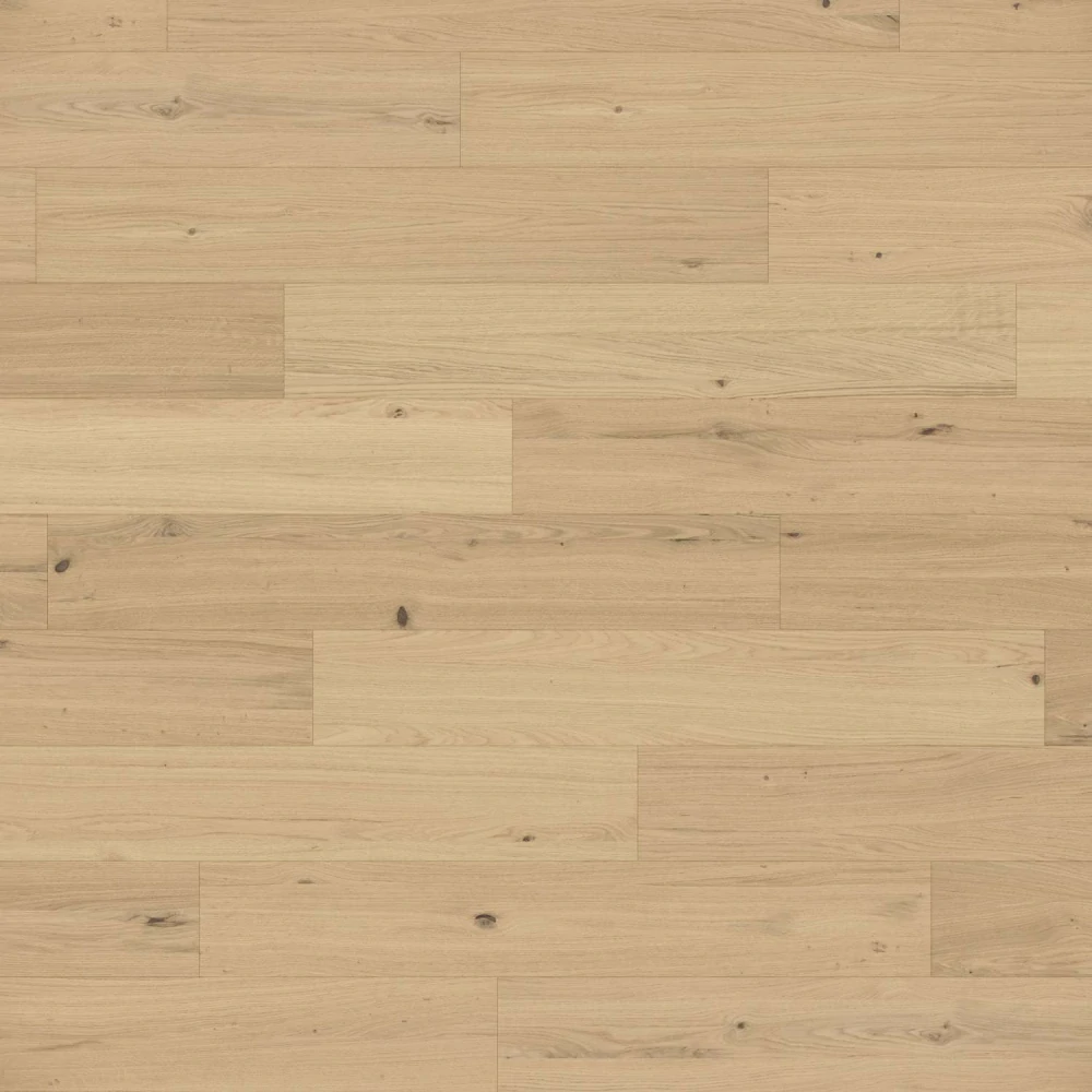 Ivory Oak, Rustic Light, supermatný lak (3 GU), kartáč, podlaha dřevěná dýhová Parky PRO