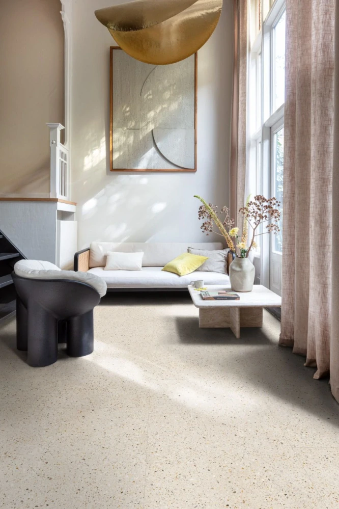 Piccolo, struktura kamene, podlaha vinylová lepená, Floorify BIG TILES GLUEDOWN