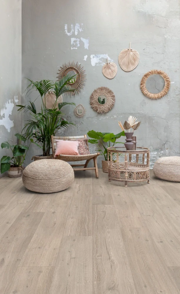 Goose, Rustic - rustikální, synchronní struktura rawthentic, podlaha vinylová rigidní Floorify LONG PLANKS