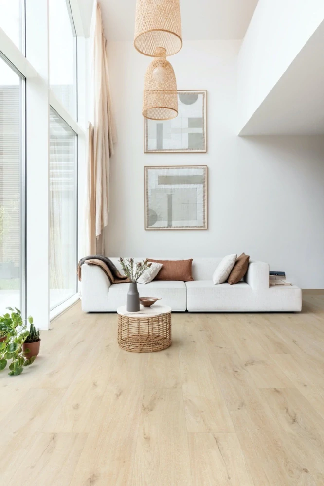 Seychelles, Rustic - rustikální, synchronní struktura dřeva, podlaha vinylová rigidní Floorify XL PLANKS