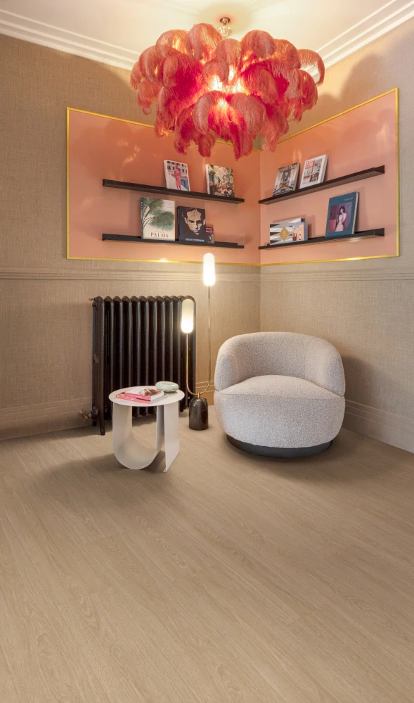 Waffle, Elegant - čisté třídění, synchronní struktura dřeva, podlaha vinylová rigidní Floorify PLANKS