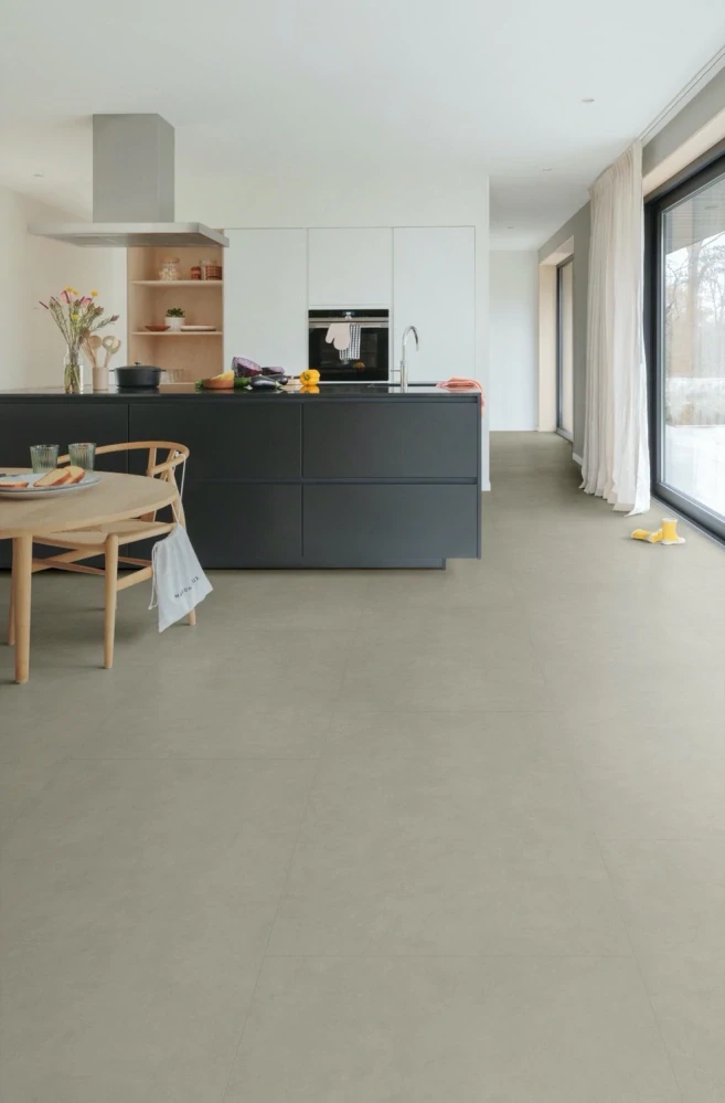 Sea Salt, struktura kamene, podlaha vinylová rigidní, Floorify BIG TILES